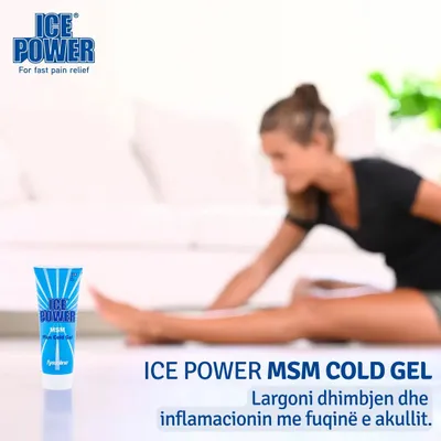 Ice Power MSM Plus Cold Gel, 200 ml, Xhel i ftohtë - 2