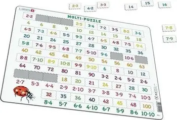 Puzzle kornizë Larsen Multi Puzzle Maxi, 58 pjesë, 36.5 x 28.5 cm