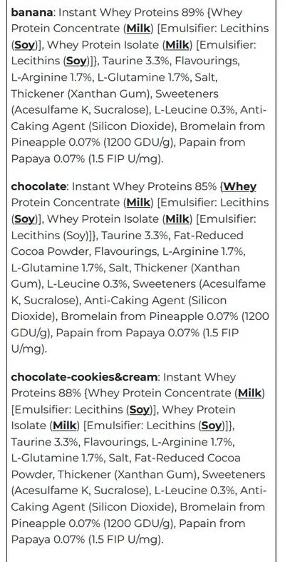Proteinë 100% Whey Protein Professional, 2.3kg - 4