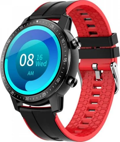 Orë e mençur Senbono S30 28442, GPS, IP68, e kuqe/zezë - 1