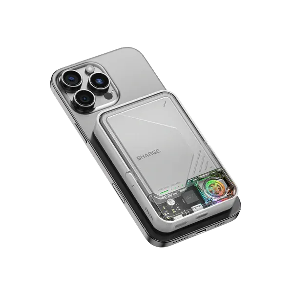 Powerbank SHARGE ICEMAG 2, 10000mAh, transparent - 2