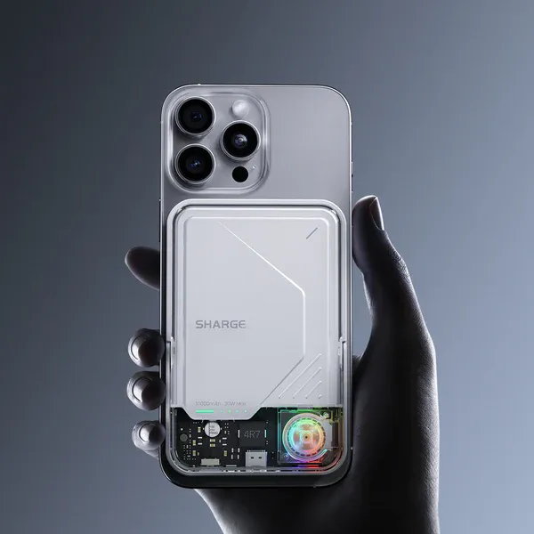 Powerbank SHARGE ICEMAG 2, 10000mAh, transparent - 3