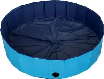 Pishinë palosëse për qen Diamentiq, 120x30 cm, blu