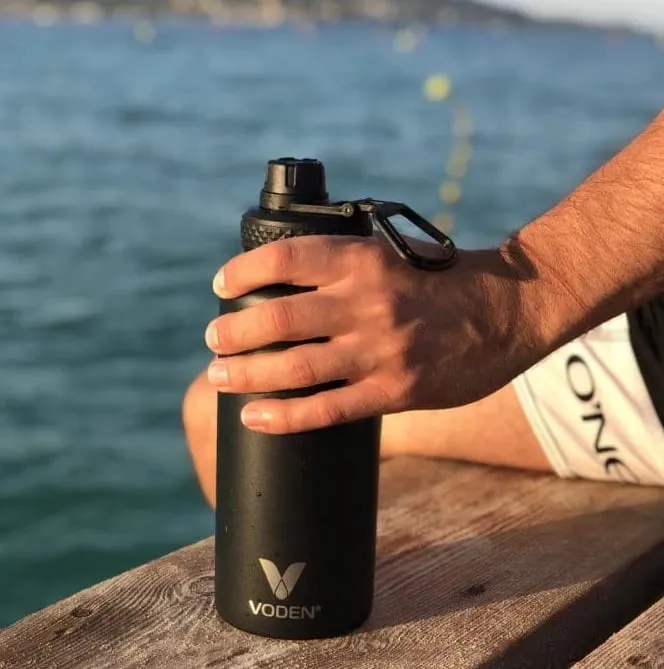 Shishe (termos) Voden, 1 L, e zezë - 6