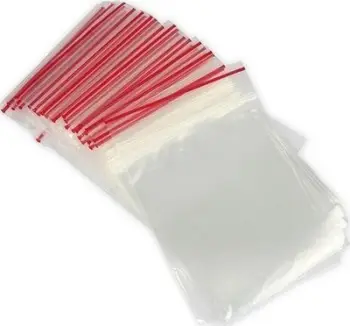 Qese me mbyllje Stella Zip, 60x80 mm, 100 copë, transparente