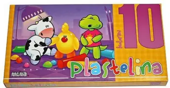 Set plastelinash Mona Plastilina, 10 ngjyra