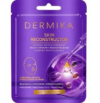 Maskë për fytyrë Dermika Skin Reconstructor Highly Concentrated Multi-Lipid Deep Revitalizing Mask për femra, 1 copë