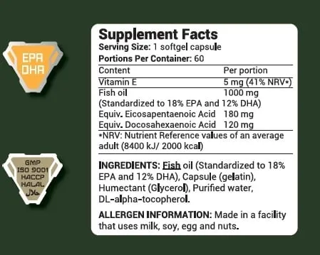 ARMY1 Omega 3 60 softgel - 2