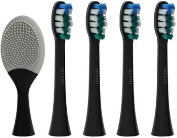 Kokë rezervë për brushë dhëmbësh elektrike Lovio SonicProtect PRO LVTB124BK-HS për femra e zezë 5 copë