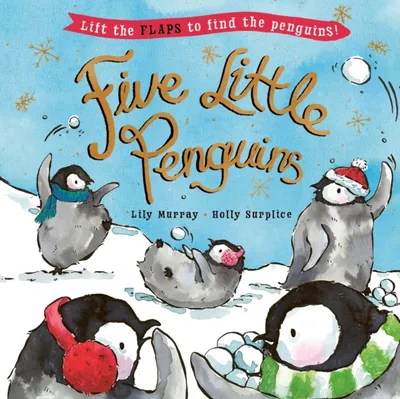 Five Little Penguins Lift The Flap - Lily Murray - 1