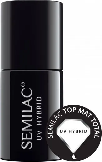 Top coat për thonj Diamond Cosmetics UV Hybrid, efekt mat, 7 ml - 2