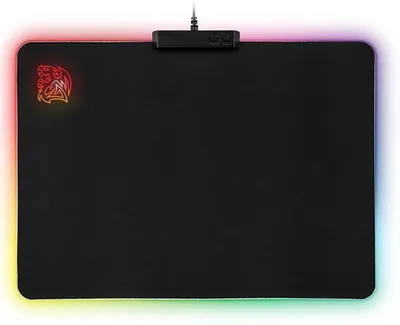 Mauspad Tt eSports Draconem RGB Cloth Edition, M, i zi - 1