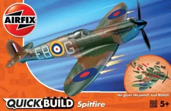 Lodër Airfix QUICKBUILD Supermarine Spitfire, 5+, e gjelbër