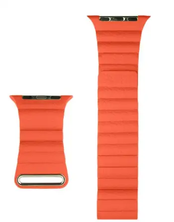 Rrip magnetik COTEetCI Loop Band për Apple Watch 38 / 40mm / 41mm, i portokalltë