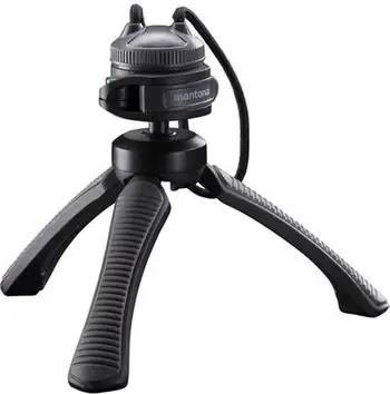 Tripod Mantona Kaleido Gaia 21406, stativ fotografik, i lehtë, i zi