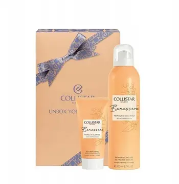 Set për trup Collistar Unbox Your Wellness për femra, mousse dushi 200ml + krem trupi 50ml