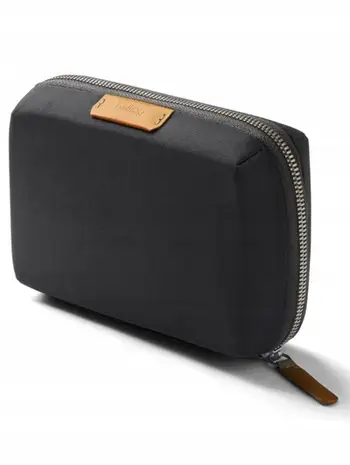 Organizues tavoline Bellroy Desk Caddy Pouch, xhepa të brendshëm, rezistent ndaj ujit, gri
