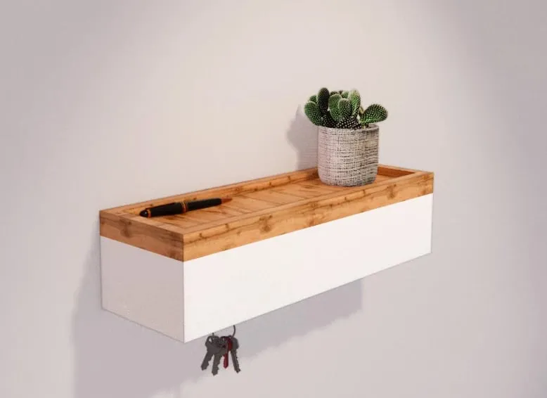 KMD Komodine Muri per Qelsa 48cm x 12cm x 12cm - 3