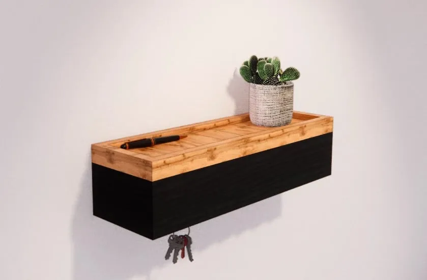 KMD Komodine Muri per Qelsa 48cm x 12cm x 12cm - 4