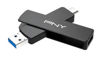 USB Flash Drive / PNY Duo Link V3 / 2 TB / USB-A + USB-C / OTG