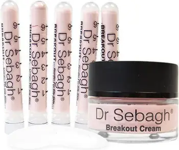 Set kujdesi për fytyrë Dr Sebagh Breakout Cream + Breakout Powder, 50ml, 5x1.95g