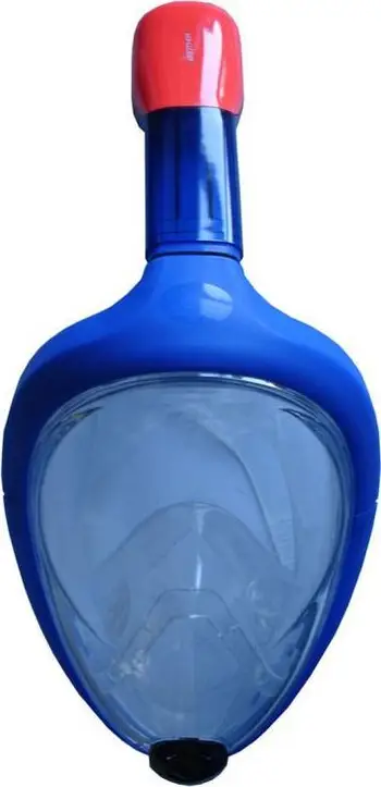 Maskë zhytjeje full-face P1501L-MO, snorkel i integruar, madhësia L, blu