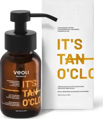 Shkumë vetë-ngjyrosëse për trup Veoli Botanica It's Tan O'clock për femra 240ml