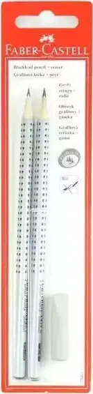 Kapakë lapsi Faber Castell Grip 2001 HB B, me gomë, 2 copë