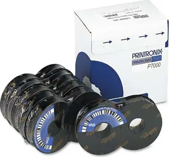 Shirit printimi, Printronix, 179499-001, najlon, jetë e gjatë, i zi, set 6-pack