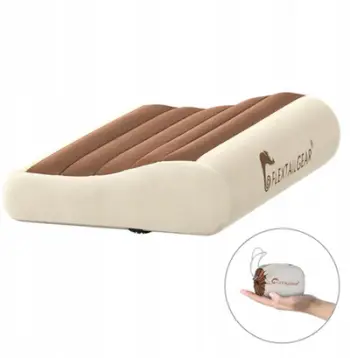 Jastëk udhëtimi Flextailgear Zero Pillow, fryrje me ajër, i papërshkueshëm nga uji, kafe