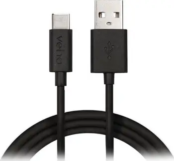 Kabllo USB Veho VCL-003-C-1M, USB-A në USB-C, 1 m, i zi