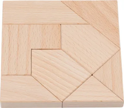 Puzzle druri pika EUKLID Series, 8 pjesë, lodër edukative, ngjyrë natyrale - 4