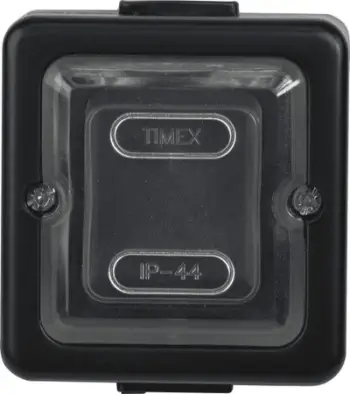 Lidhës i vetëm TIMEX-Elektro (WNT-1J CZA), IP44, i zi