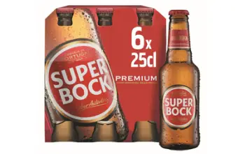 Pako me 6 birra Super Bock, 6x 0.25ml