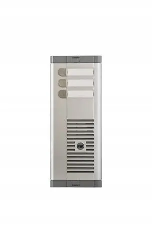 Panel tastiere Urmet 925/103, 3 gang, për montim të fundosur, alumini