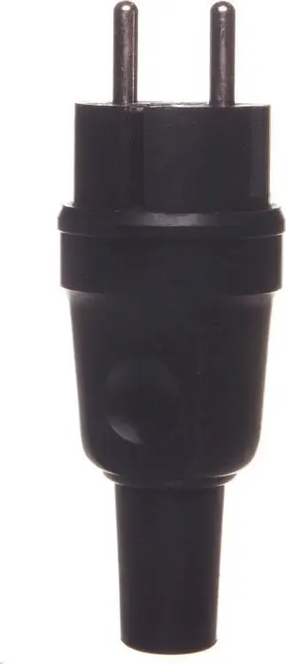 Prizë portative Bals Portable Plug Uni Schuko 732, gomë e plotë, e zezë