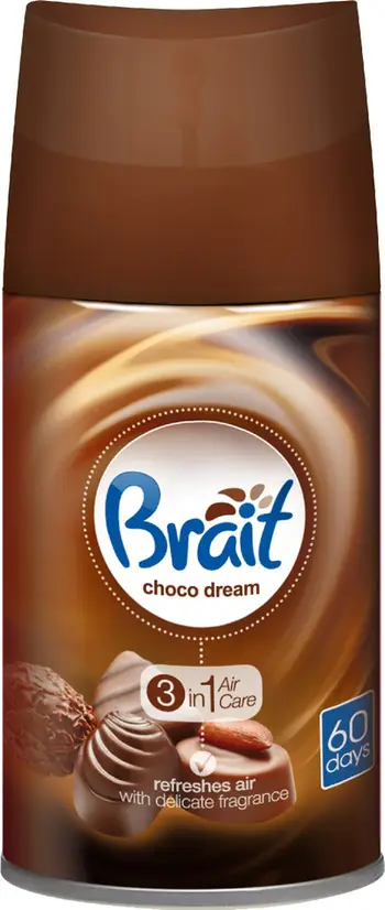 Freskues ajri automatik Brait Air Care 3 në 1 Choco Dream, 250ml