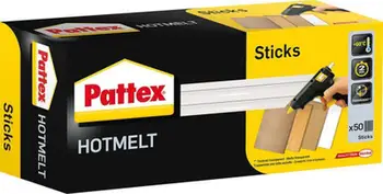 Shkopinj ngjitësi Pattex Glue Stick, karikime për pistoletë ngjitëse Pattex, transparent