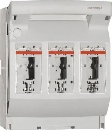 Shkëputës sigurie Mersen Multiblock NH2, 3P, 400A, i bardhë - 1