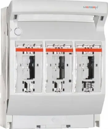 Çelës sigurie Mersen MULTIBLOCK NH1, 3P, 250A, IP20, i bardhë