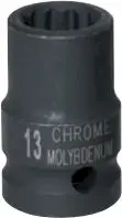 Prizë me goditje me 12 pika KS Tools, 3/8", 19mm