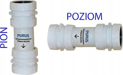 Sifon OPERATIVE 8075414, membranë silikoni PUM, kompakt, i bardhë - 3