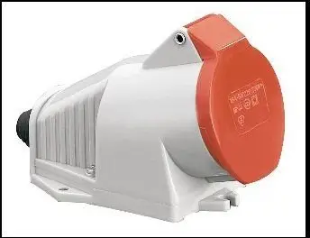 Prizë e izoluar Polam Nakło 16A 3P+N+Z IP44 220/380V, e bardhë