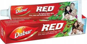 Pastë dhëmbësh Dabur Red Herbal, 100g, formulë bimore ayurvedike