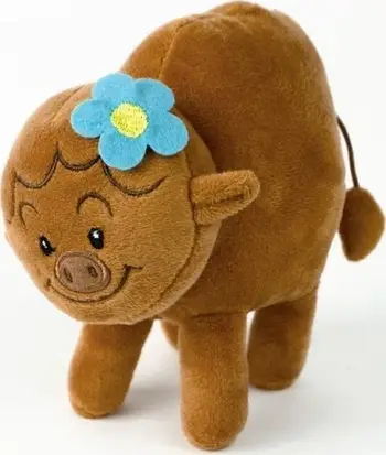 Lodër plushe Media Rodzina Pompik Polinka, 14 cm, kafe