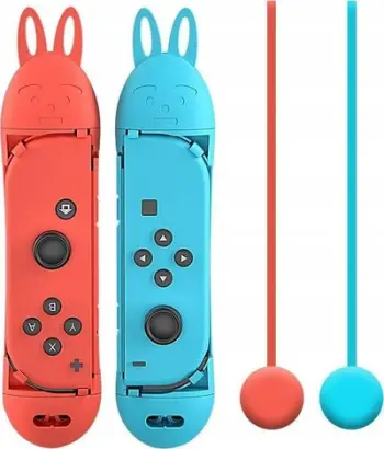 Aksesor kërcimi MARIGames për Nintendo Switch, doreza për Joy-Con, i kuq dhe blu