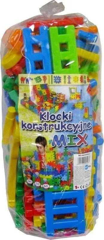 Lodra konstruktore Macyszyn Construction Blocks, set 80 pjesë, shumëngjyrëshe