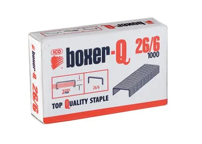 Kapëse të galvanizuara ICO Boxer 26/6, 1000 copë - 1