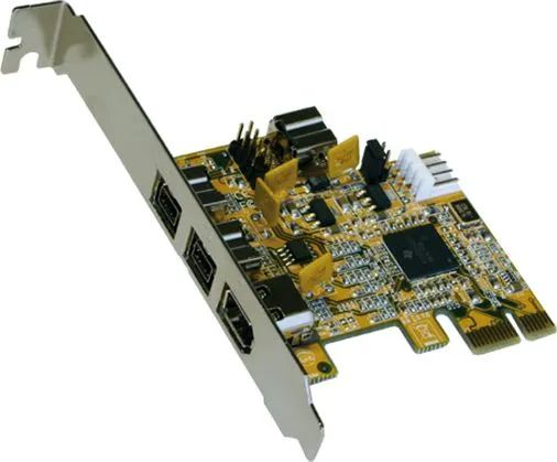 Kontroller Exsys PCI Express x1, 3x FireWire 800, 1x FireWire 400 - 1