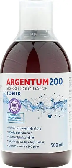 Tonik fytyre unisex Aura Herbals Argentum 200 argjend koloidal 200PPM, 500ml
